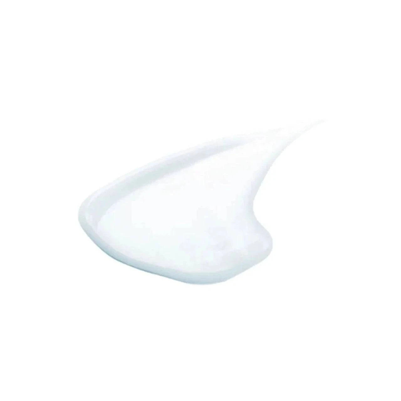 White circular object on a white background