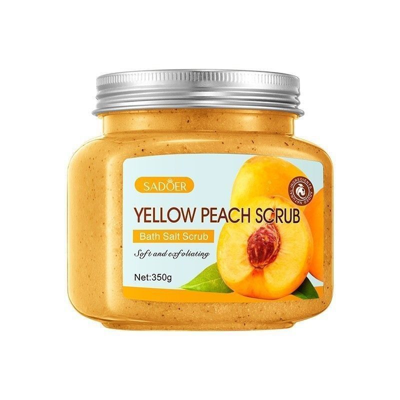 SADOER Fruit Scrub Cream Mango Avocado Vera Facial Scrub Exfoliating Body Scrub Moisturizing and Nourishing Exfoliator Skin Care