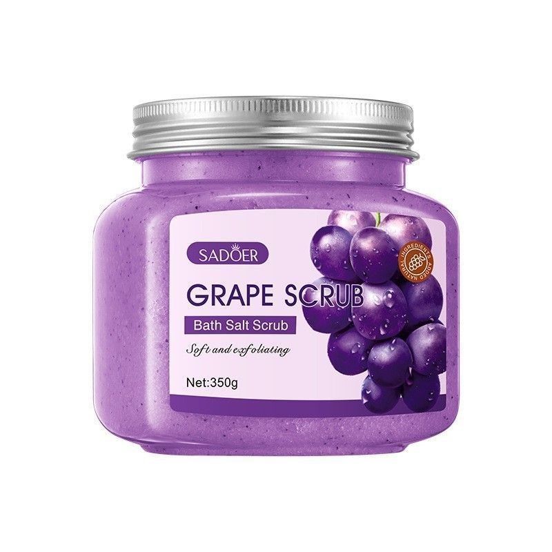 SADOER Fruit Scrub Cream Mango Avocado Vera Facial Scrub Exfoliating Body Scrub Moisturizing and Nourishing Exfoliator Skin Care