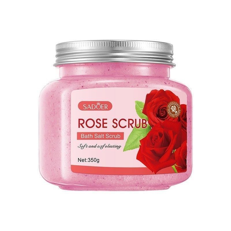 SADOER Fruit Scrub Cream Mango Avocado Vera Facial Scrub Exfoliating Body Scrub Moisturizing and Nourishing Exfoliator Skin Care