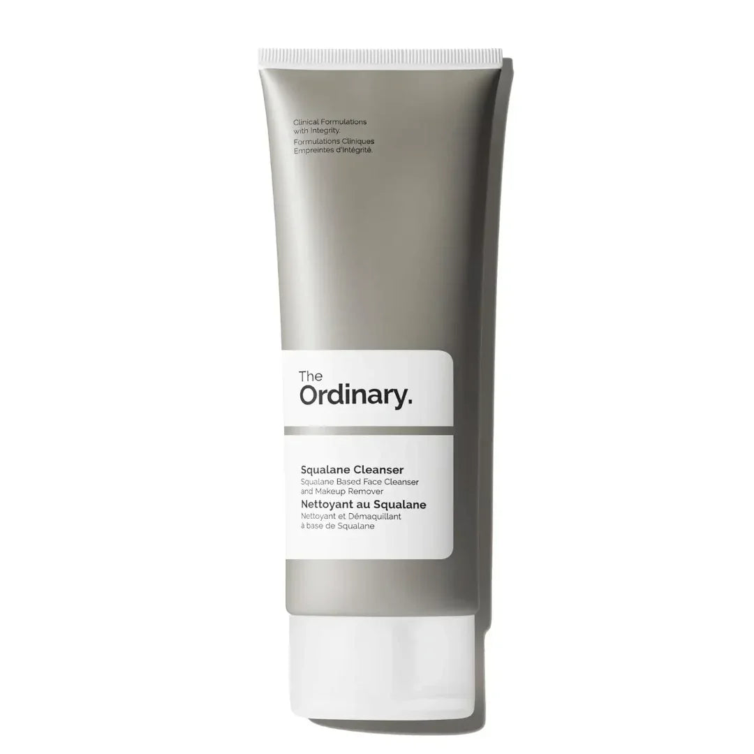 Tube of The Ordinary Squalane Cleanser on a white background