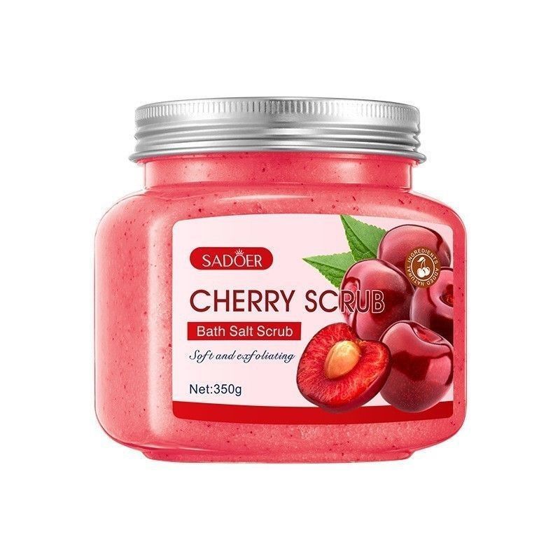 SADOER Fruit Scrub Cream Mango Avocado Vera Facial Scrub Exfoliating Body Scrub Moisturizing and Nourishing Exfoliator Skin Care