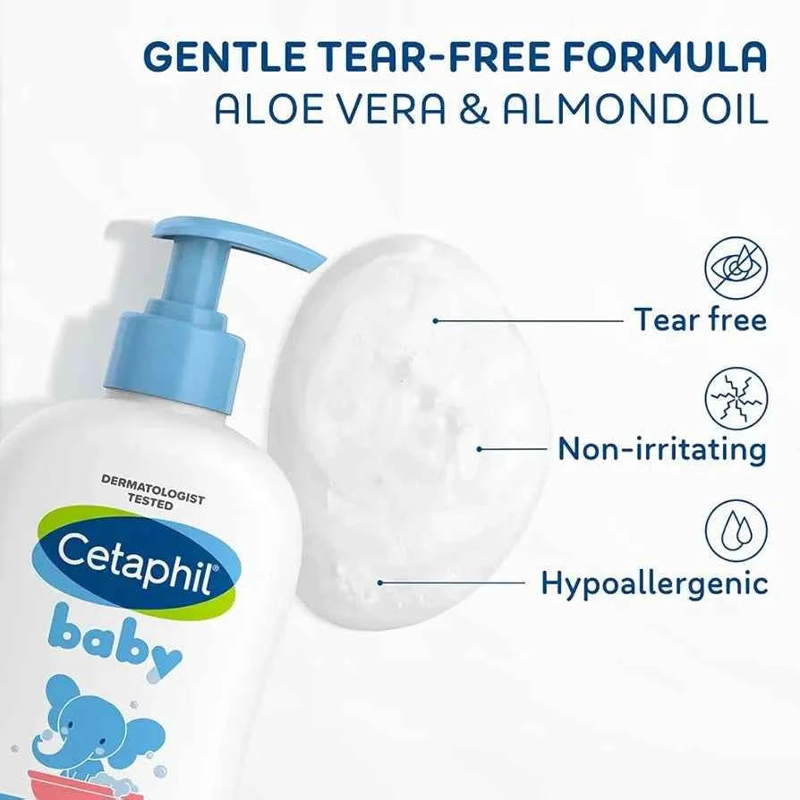 Cetaphil Baby Gentle Cleanser — Hypoallergenic & pH-Balanced – Her&Cub